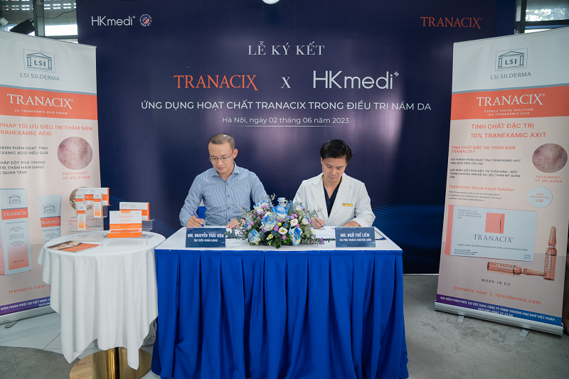 [TRANACIX x HK MEDI] Lễ ký kết chuyển giao công nghệ ứng dụng hoạt chất Tranacix trong điều trị nám da