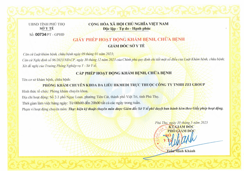 1. GIẤY PHÉP HOẠT ĐỘNG PHÒNG KHÁM PHÚ THỌ 2025-1